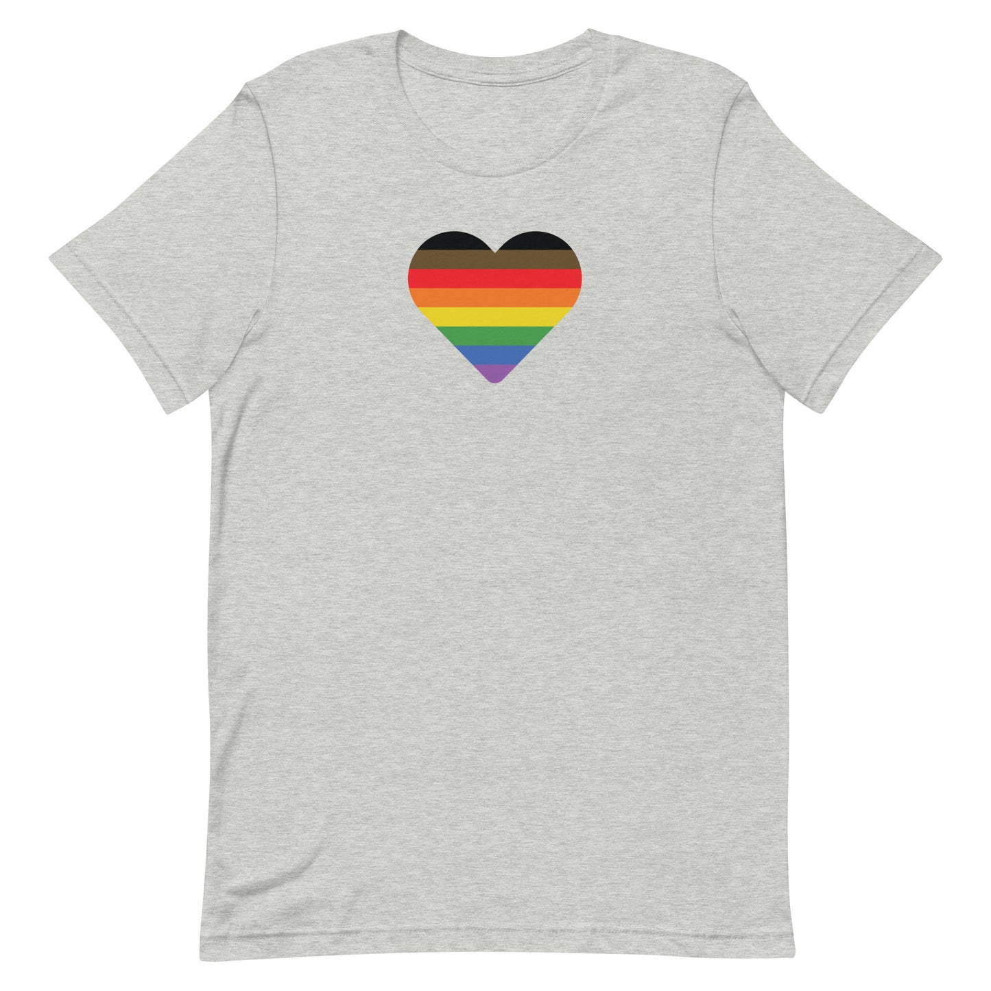Rainbow Heart Unisex t-shirt