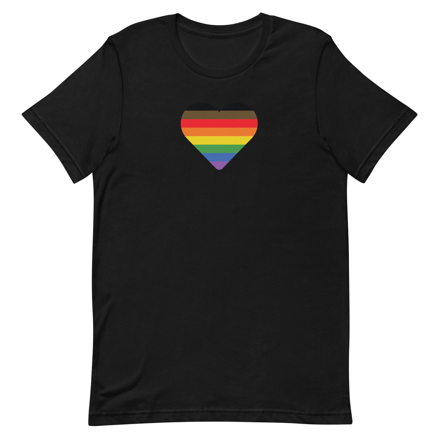 Rainbow Heart Unisex t-shirt
