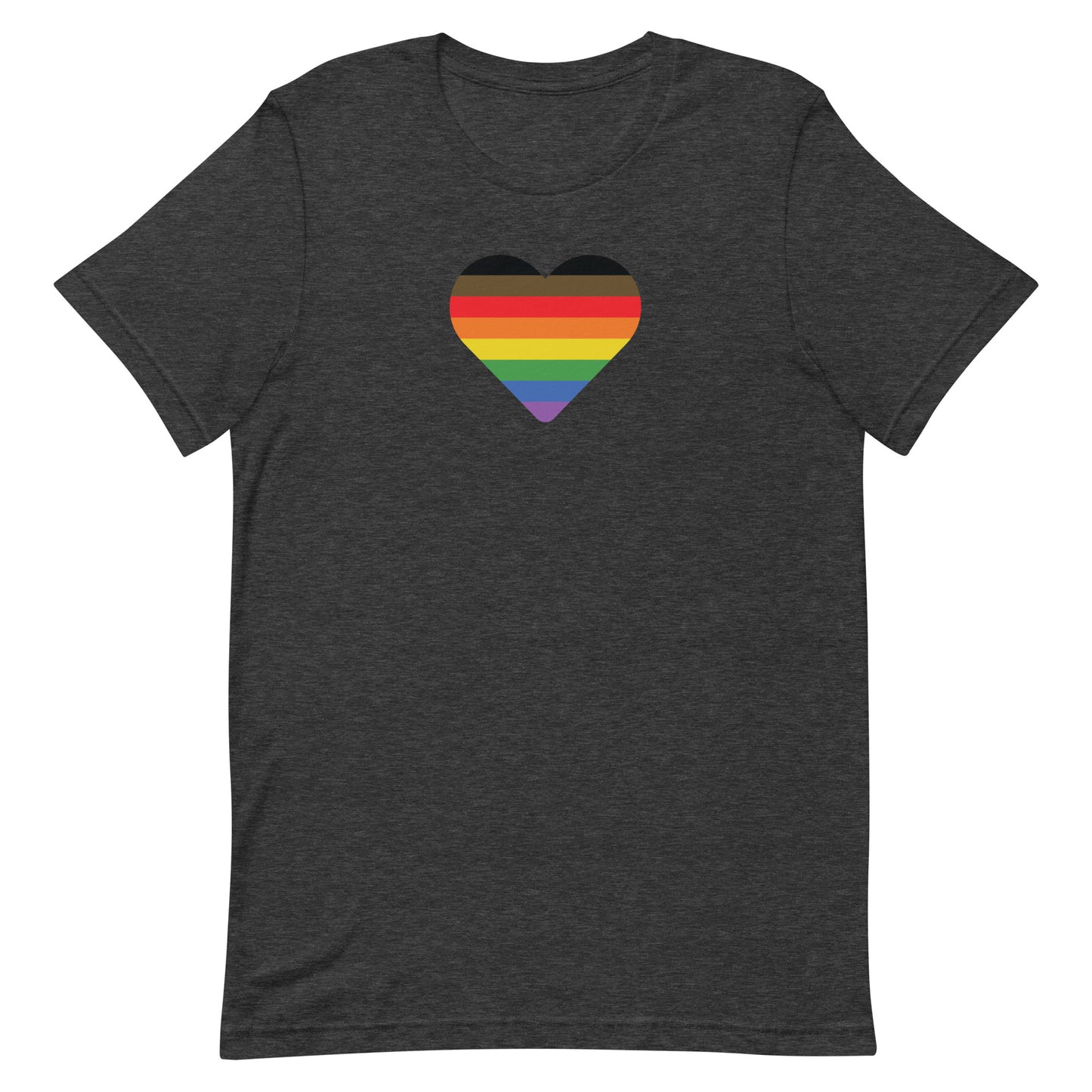 Rainbow Heart Unisex t-shirt