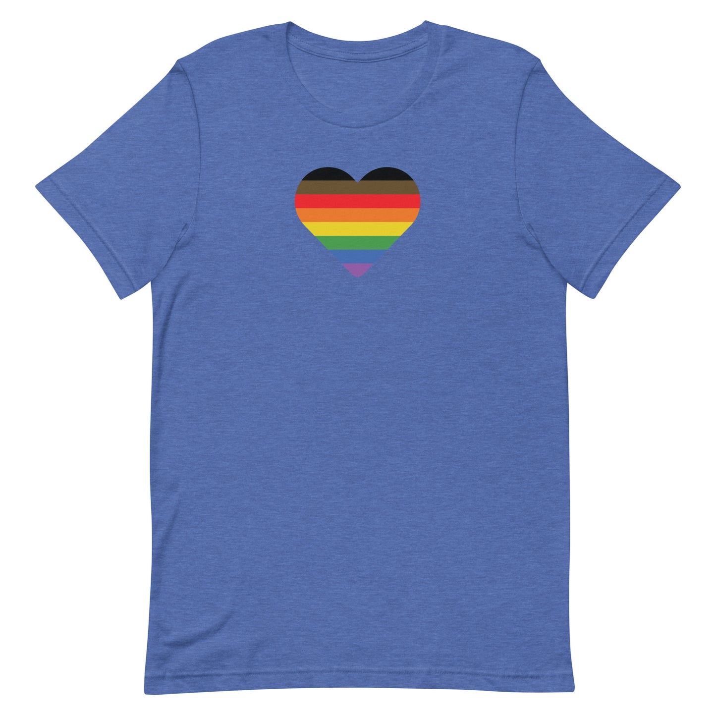 Rainbow Heart Unisex t-shirt