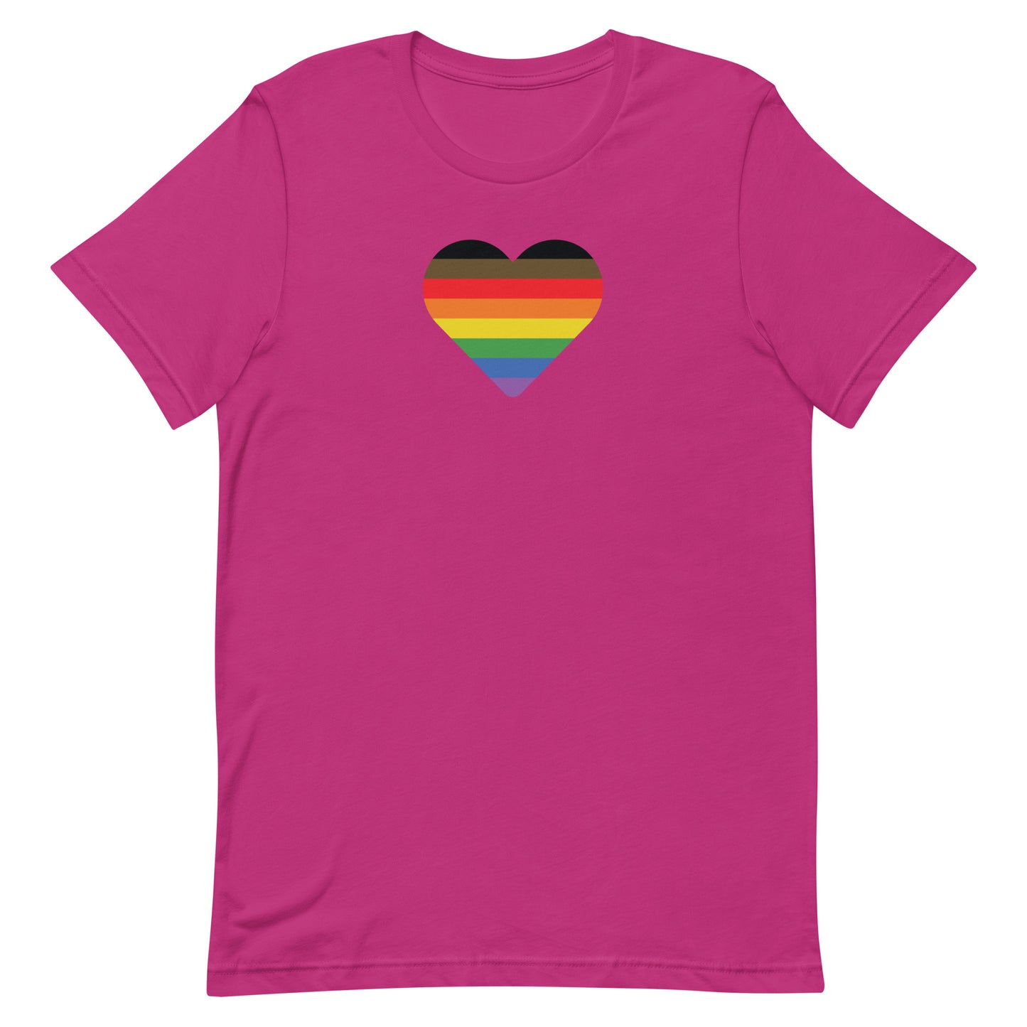 Rainbow Heart Unisex t-shirt